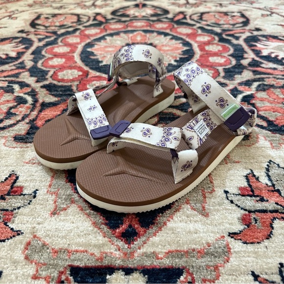 Suicoke Purple and White Sandals - Picture 12 of 16